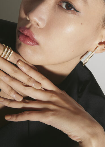 INSIDE/OUT Diamond Stiletto Flip Earrings, 18K Rose Gold INSIDE/OUT Diamond Stiletto Flip Earrings, 18K Rose Gold, large