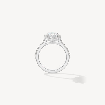 Behati Say It Your Way Oval Engagement Ring, Platinum, large
