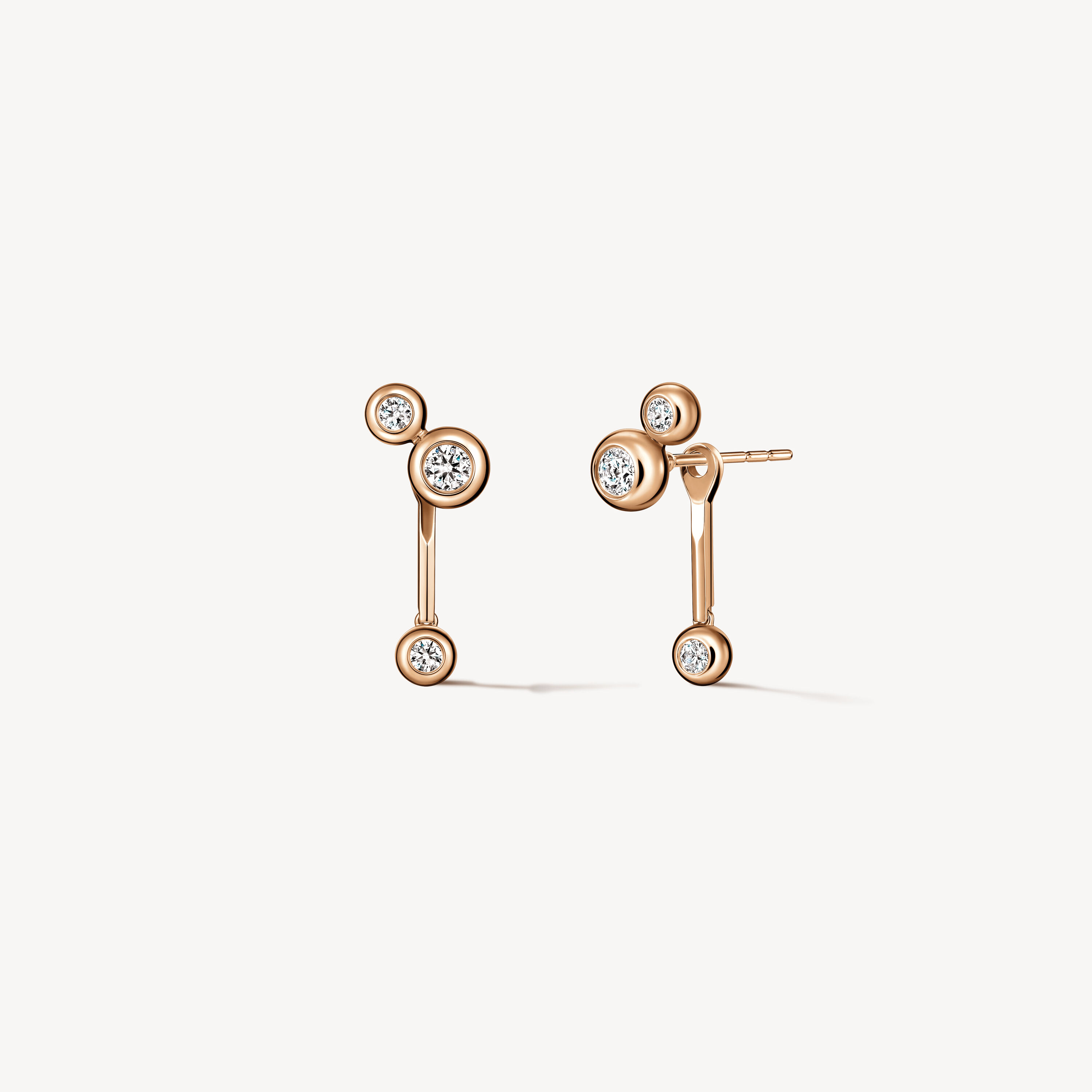 Dream Drop Earrings - Small, 18K Rose Gold, large