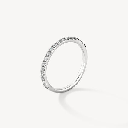 Transcend Band, 18K White Gold, large