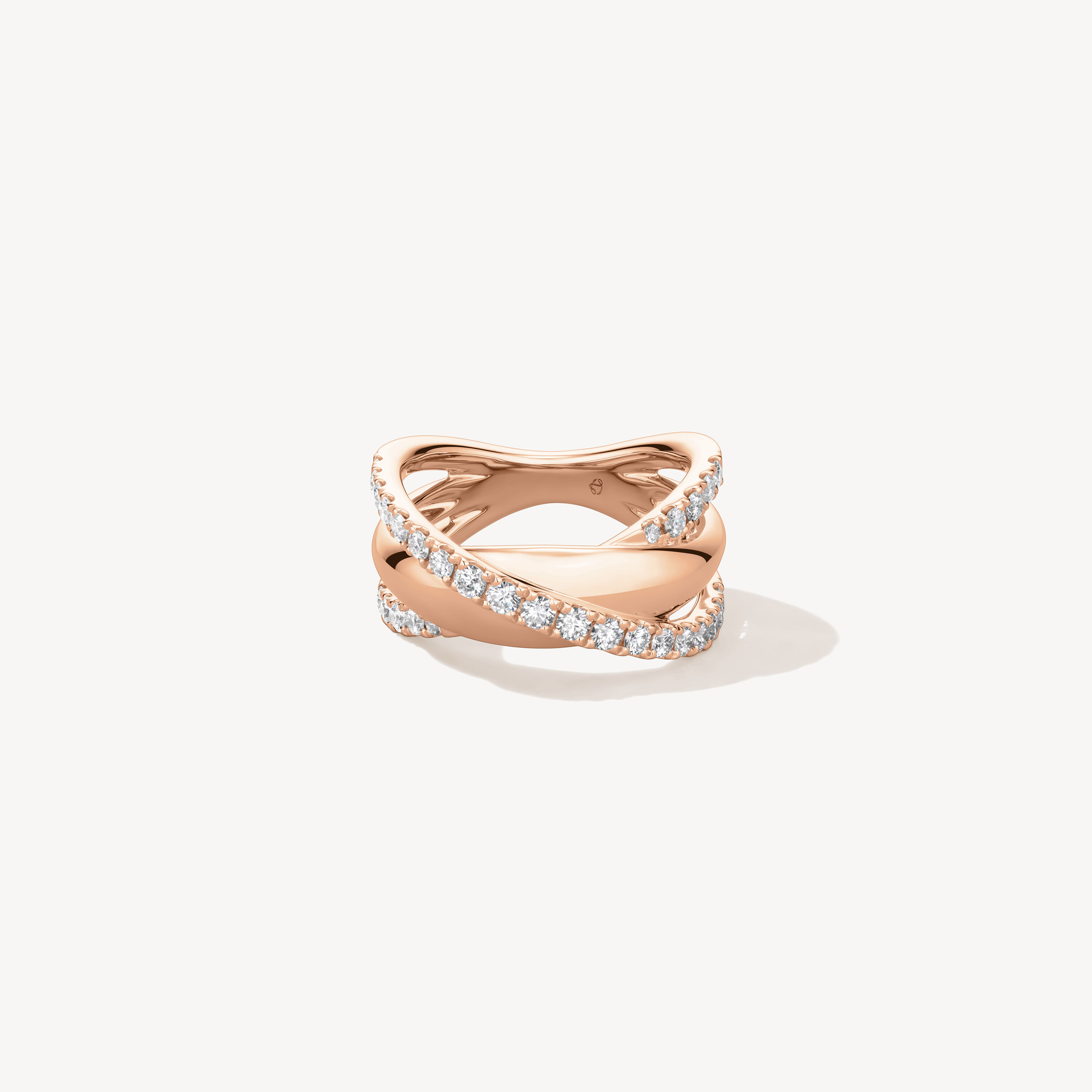 Grace XX Ring, 18K Rose Gold, large