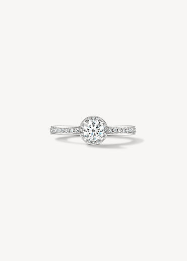 Timeless Hidden Halo Engagement Ring,  Timeless Hidden Halo Engagement Ring, , large