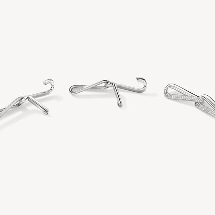 INSIDE/OUT Diamond Link Necklace, 18K White Gold INSIDE/OUT Diamond Link Necklace, 18K White Gold, large