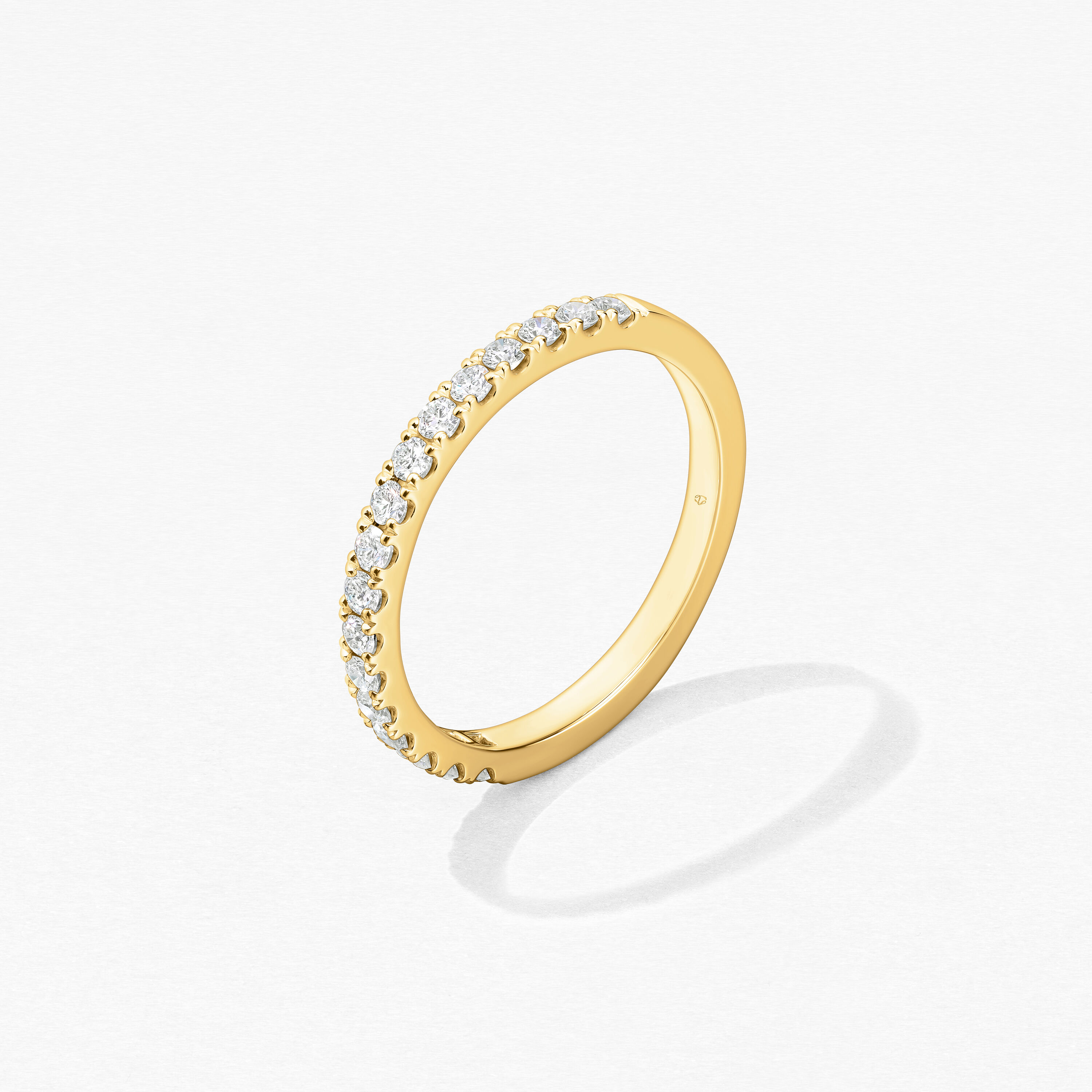 Transcend Premier Diamond Band, 18K Yellow Gold, large