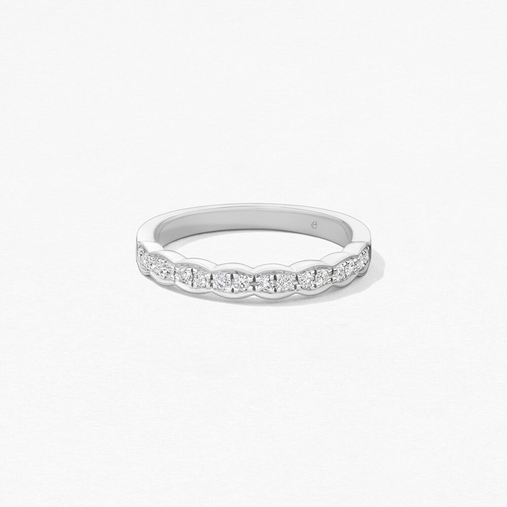 Lorelei Floral Diamond Band | Hearts On Fire