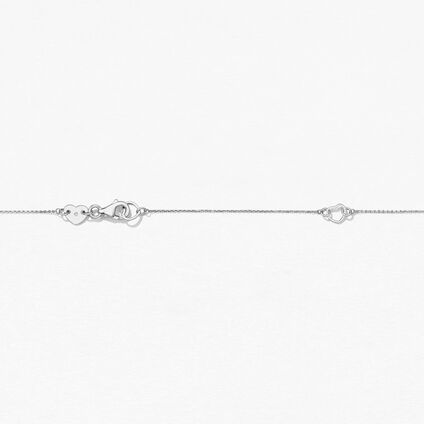 Illa Pendant Necklace, 18K White Gold Illa Pendant Necklace, 18K White Gold, large