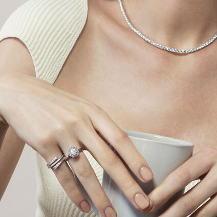 Grace Wrap Right Hand Ring, 18K Yellow Gold, large