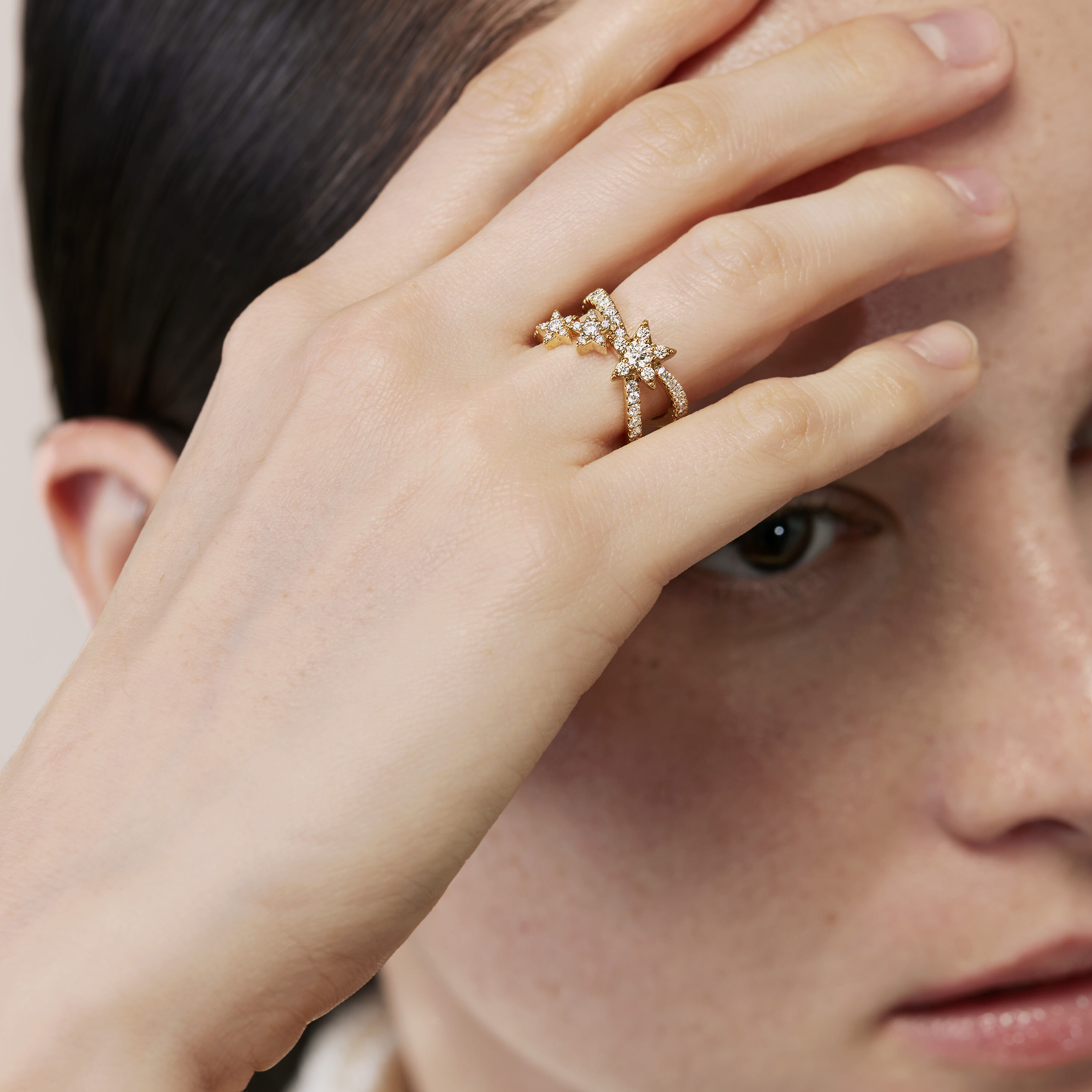 Illa Star Of The Show Ring, 18K Yellow Gold, large