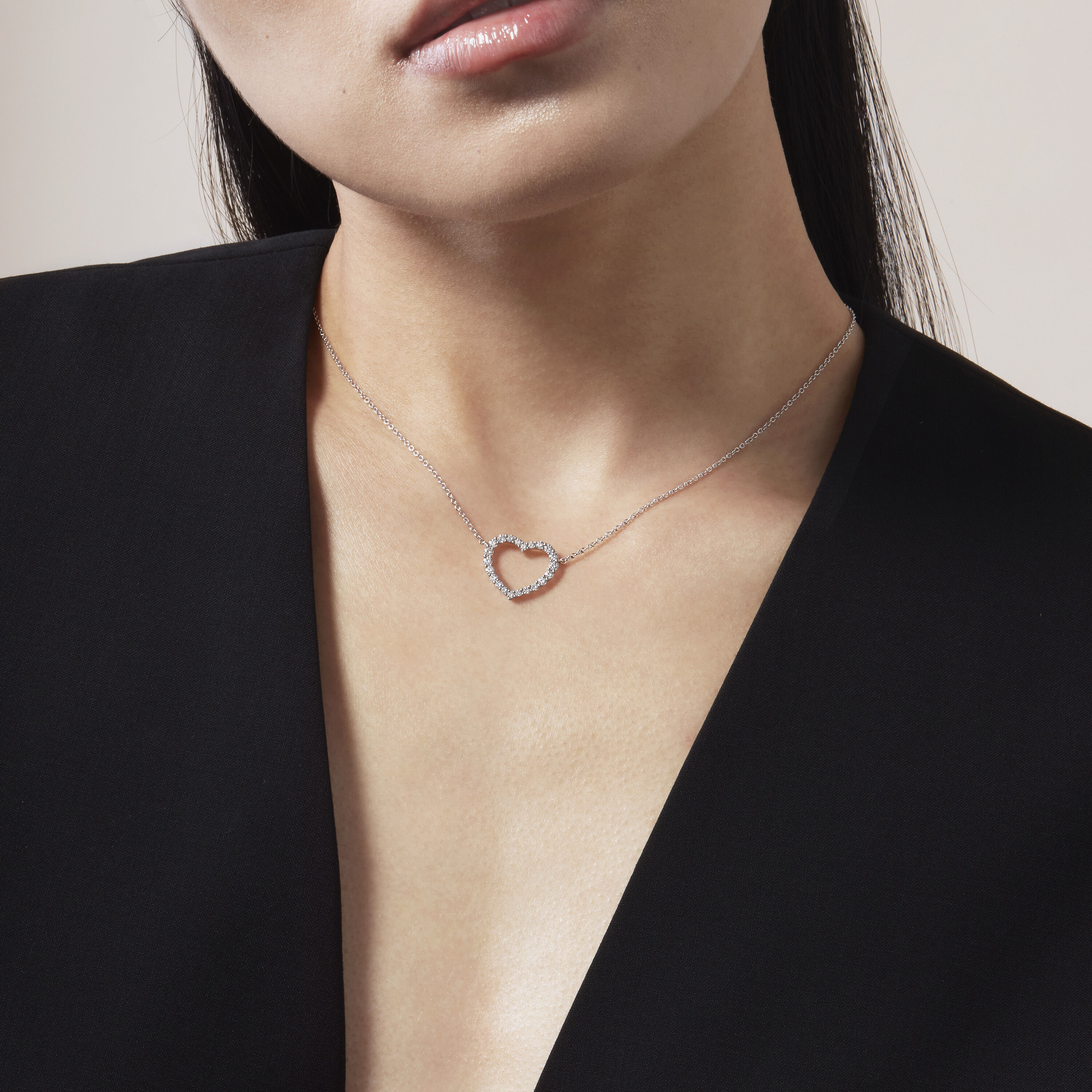 Signature Heart Pendant - Large, 18K Yellow Gold, large