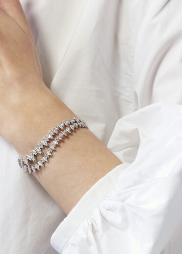 Aerial Twisted Dewdrop Bangle,  Aerial Twisted Dewdrop Bangle, , large