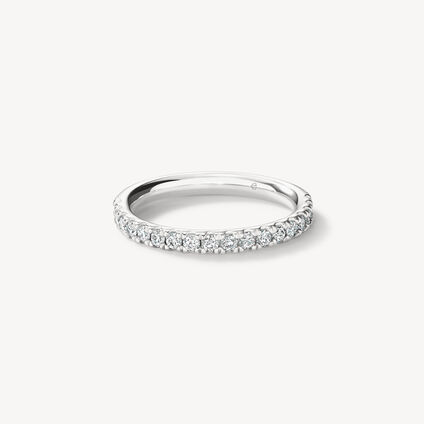 Acclaim Band, 18K White Gold, large