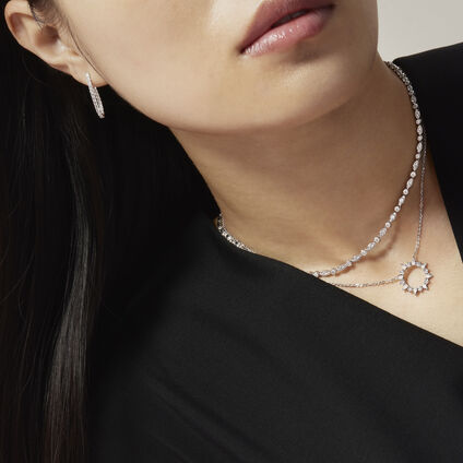 HOF Bezel Regal Line Necklace, , large