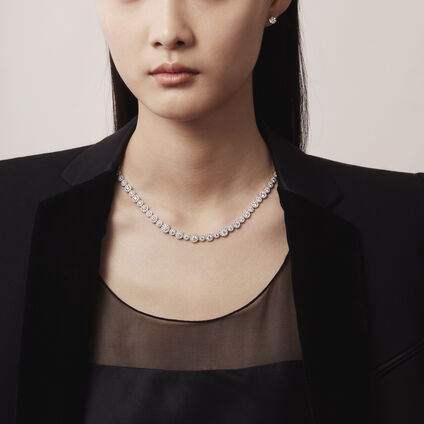 Fulfillment Diamond Line Necklace, , large