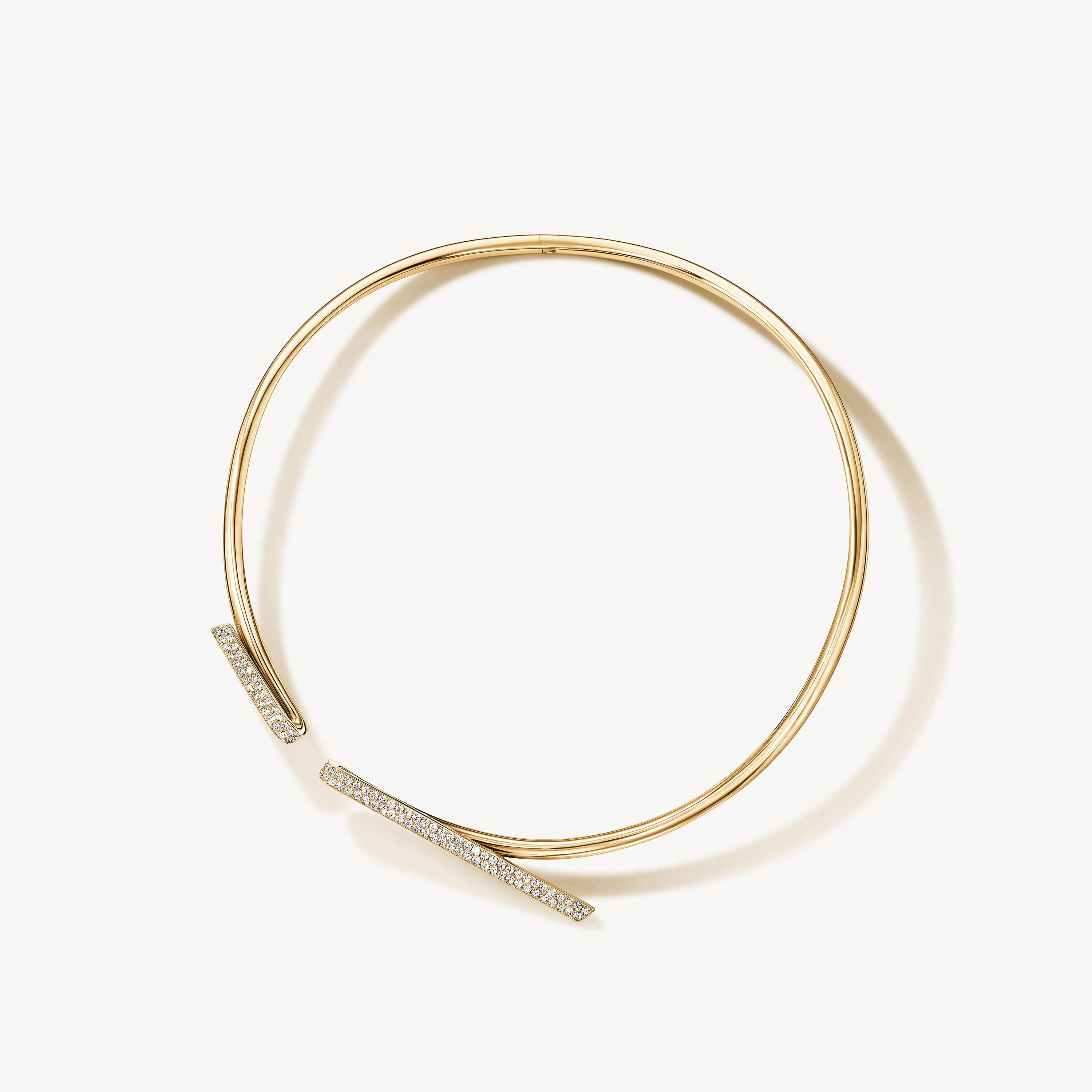 INSIDE/OUT Diamond Flip Choker, 18K Yellow Gold, large