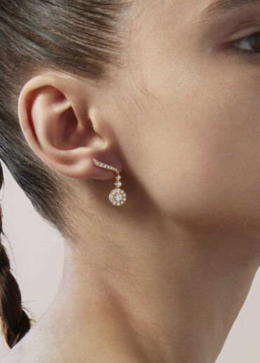 Vela Drop Earrings, 18K White Gold Vela Drop Earrings, 18K White Gold, large