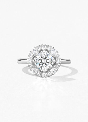 Aerial Marquise Halo Diamond Engagement Ring,  Aerial Marquise Halo Diamond Engagement Ring, , large
