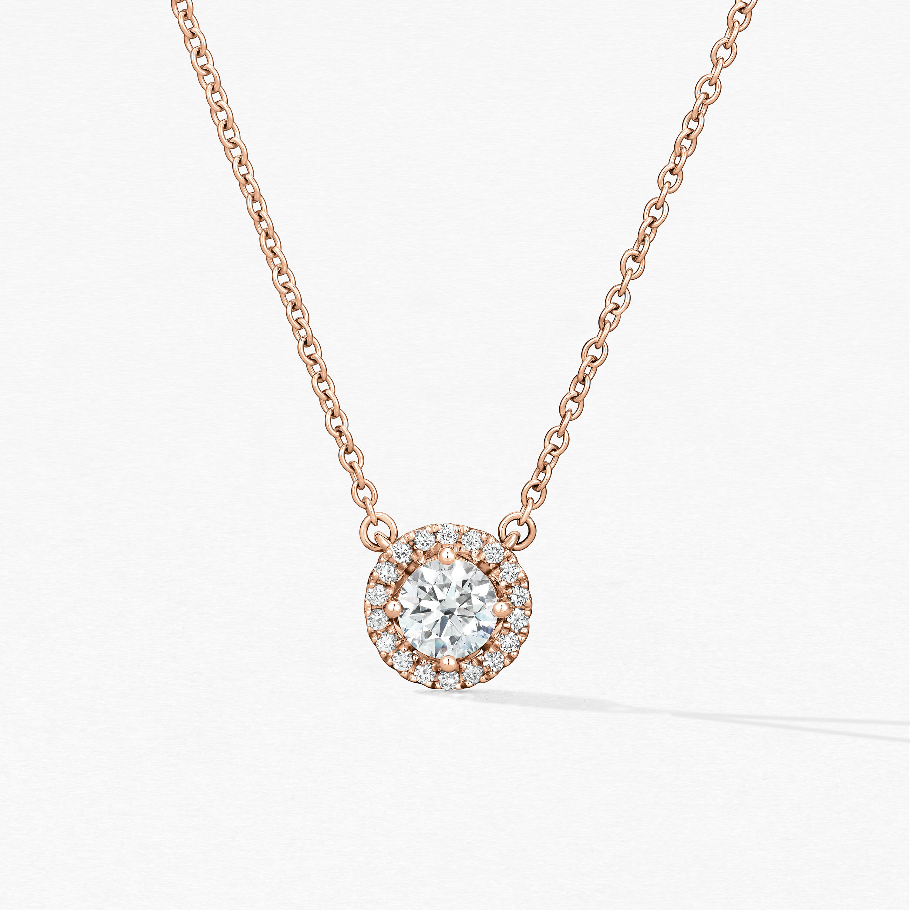 Joy Pendant, 18K Rose Gold, large