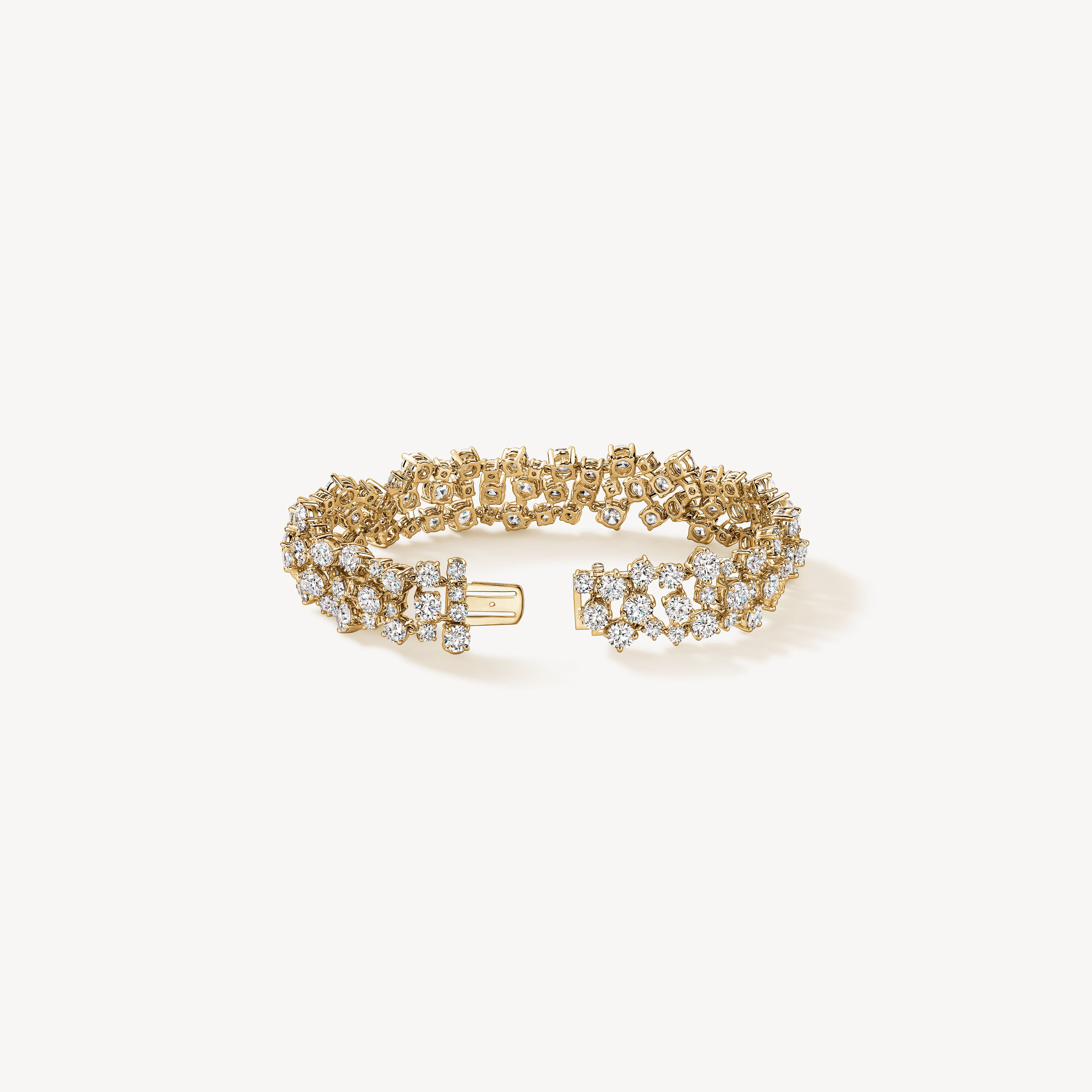 Starlight Diamond Bracelet, 18K Yellow Gold, large