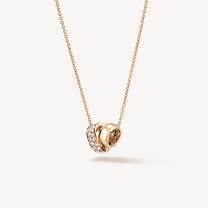 INSIDE/OUT Multi-Wear Rondel Diamond Pendant Necklace, 18K Rose Gold, large