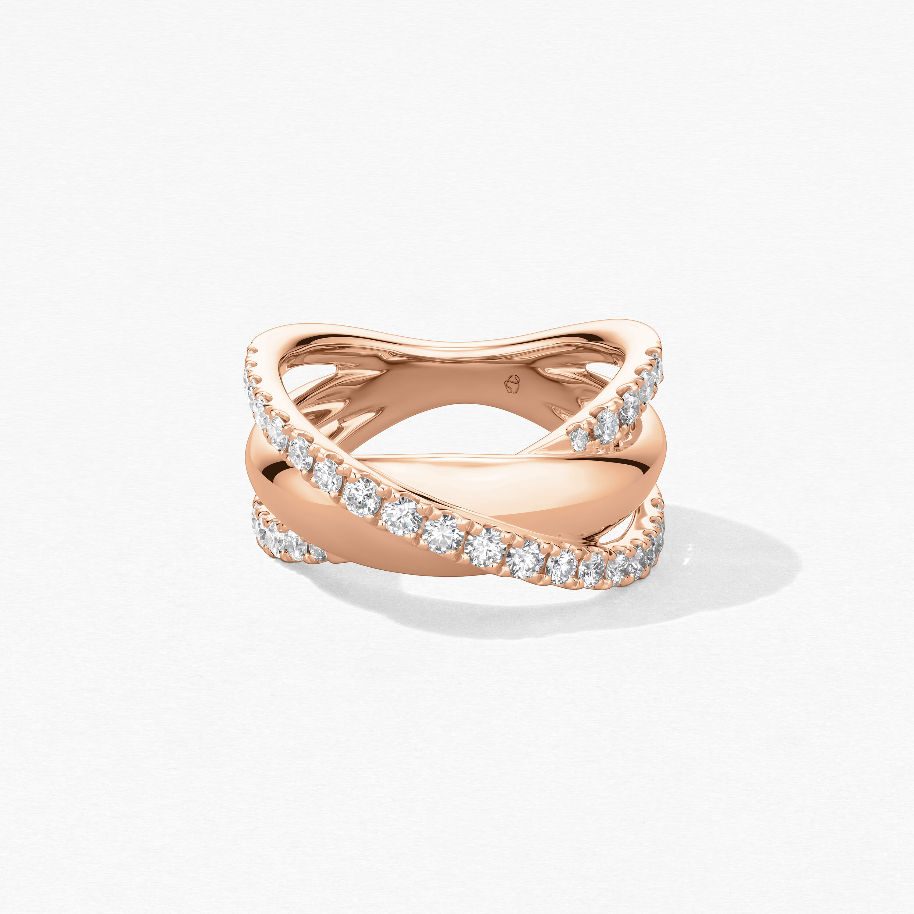 Grace XX Ring, 18K Rose Gold, large