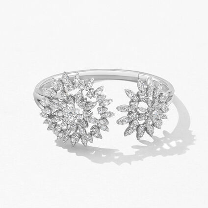 AERIAL Double Sunburst Bangle, , large