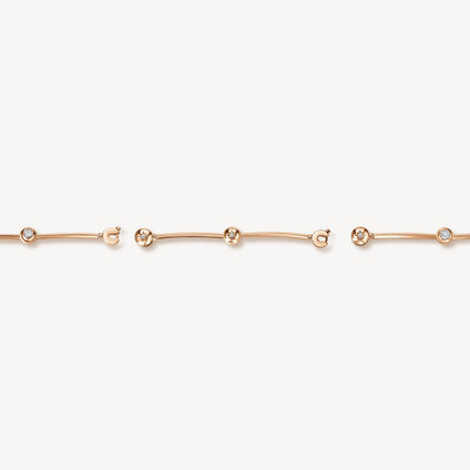DREAM FLOATING NECKLACE, 18K Rose Gold, large