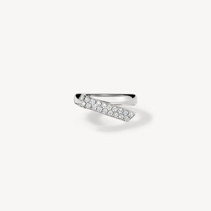 INSIDE/OUT Diamond Flip Ring, 18K White Gold, large
