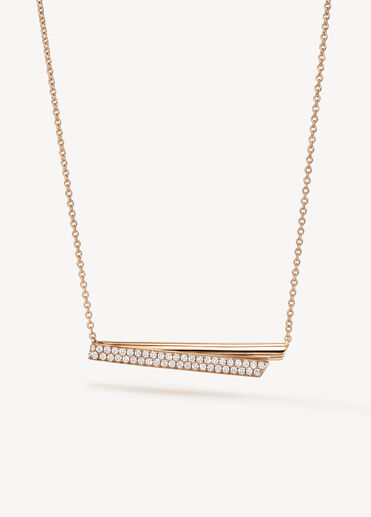 INSIDE/OUT Diamond Flip Pendant Necklace, 18K Rose Gold INSIDE/OUT Diamond Flip Pendant Necklace, 18K Rose Gold, large