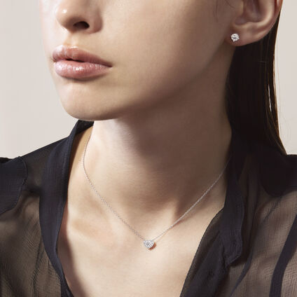 Fulfillment Heart Pendant, 18K Rose Gold, large
