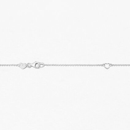 Vela French Cut Pavé Convertible Brooch, 18K White Gold, large