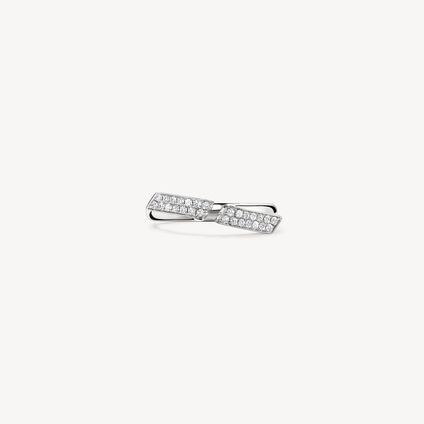 INSIDE/OUT Diamond Flip Open Ring, 18K White Gold, large