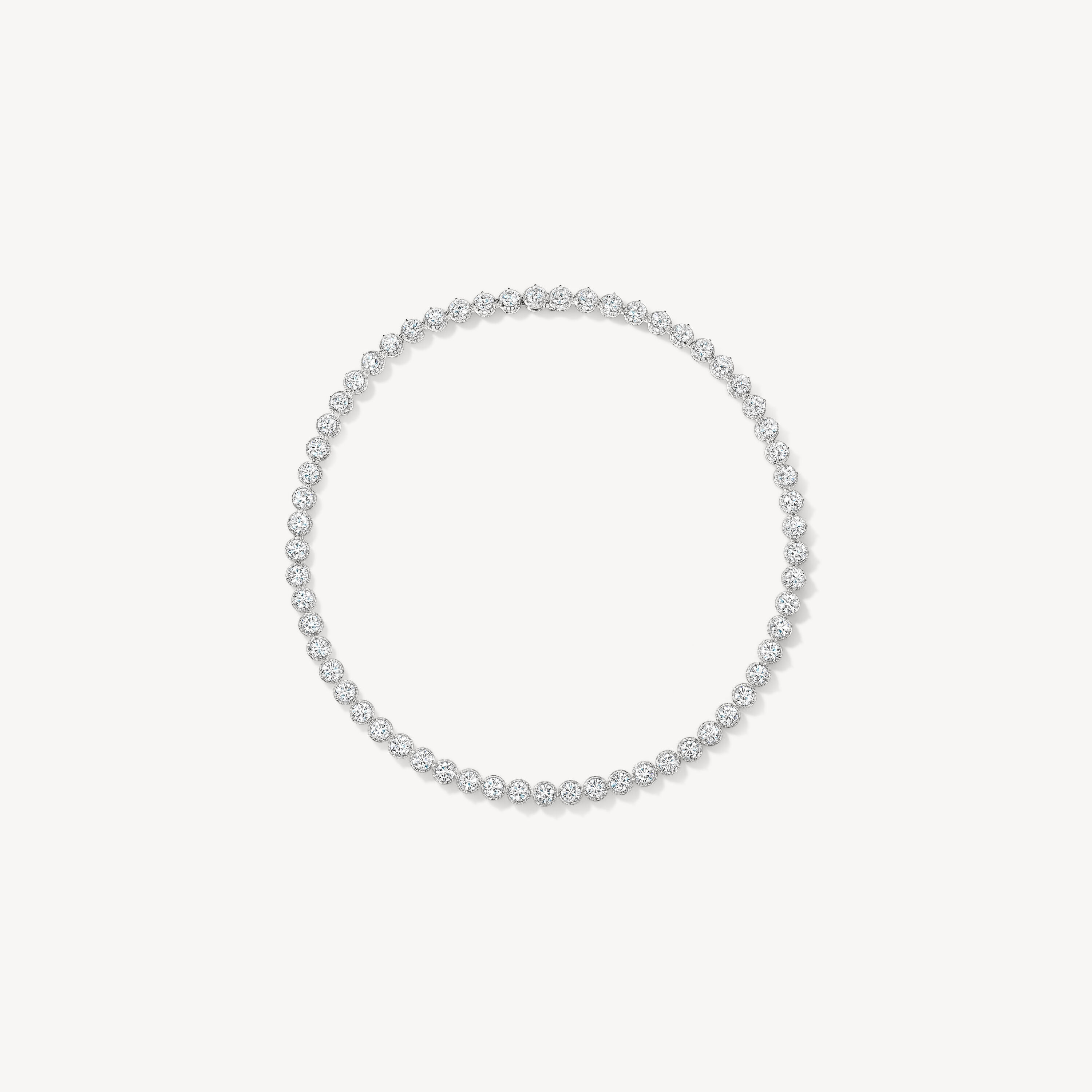 Timeless Hidden Halo Uniform Necklace, , large