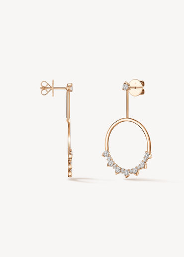 AERIAL Sunrise Drop Earrings, 18K Rose Gold AERIAL Sunrise Drop Earrings, 18K Rose Gold, large