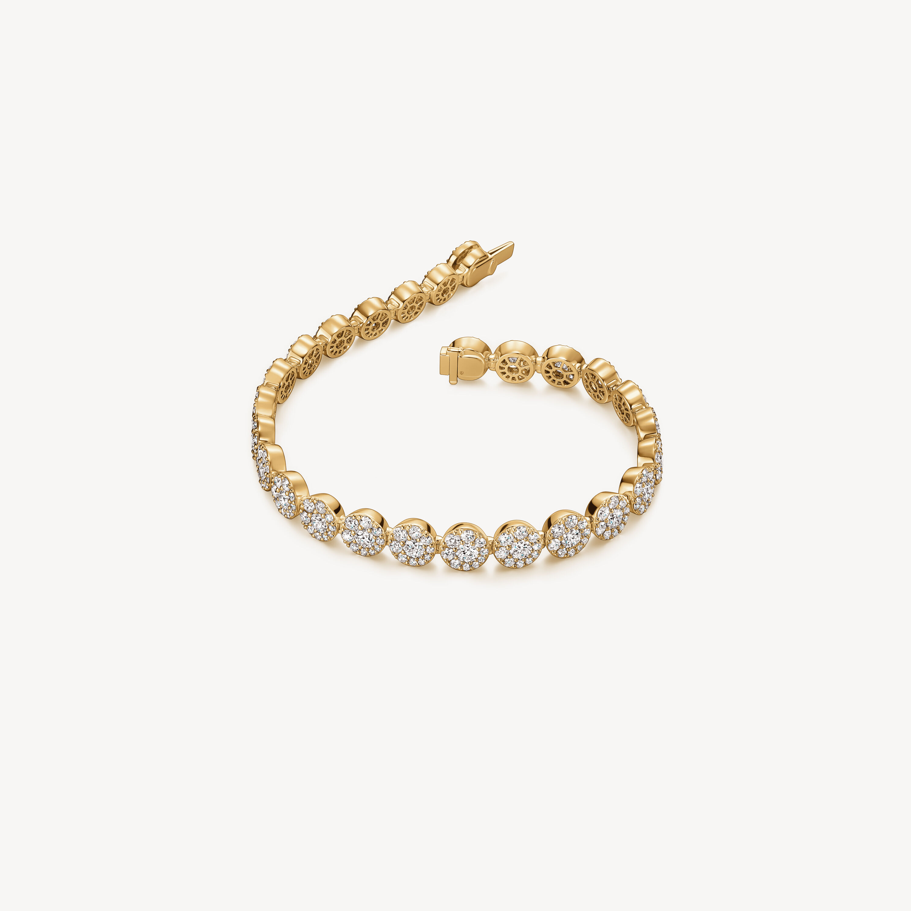 TESSA LINE BRACELET, 18K Yellow Gold, large