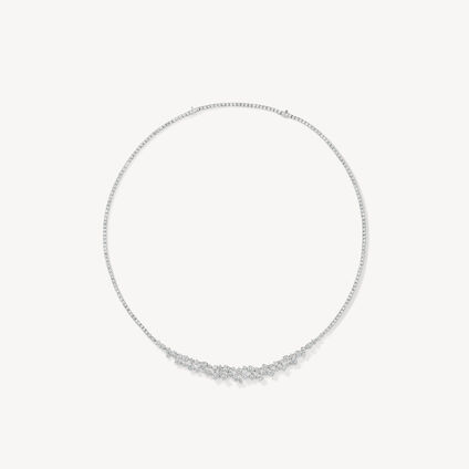 Starlight Diamond Necklace, 18K White Gold Starlight Diamond Necklace, 18K White Gold, large