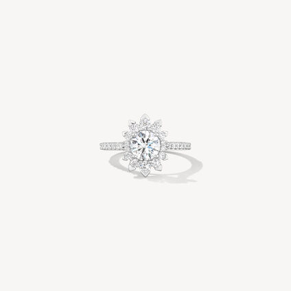 Behati Say It Your Way Oval Engagement Ring, Platinum, large