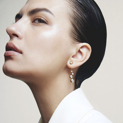 DREAM Drop Earrings - Large, 18K Rose Gold, large