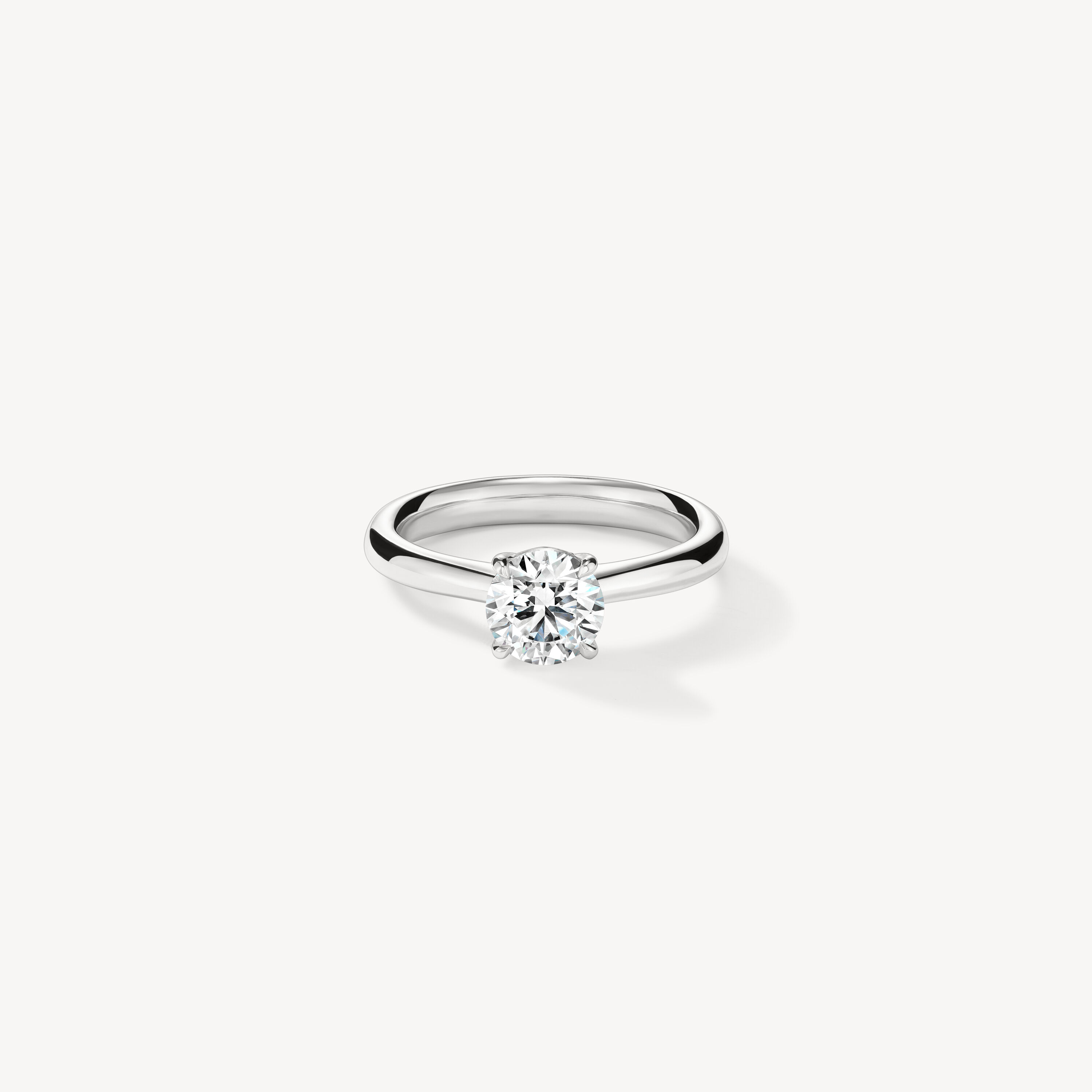 IlLUstrious Hidden Halo Engagement Ring, Platinum, large